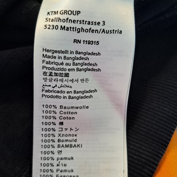 KTM Ready to Race Full Zip Hooded Jacket Size Large - Picture 7 of 7